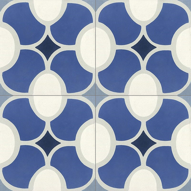 Mission Modern Weave B 8x8 Encaustic Cement Tile – Avente Tile