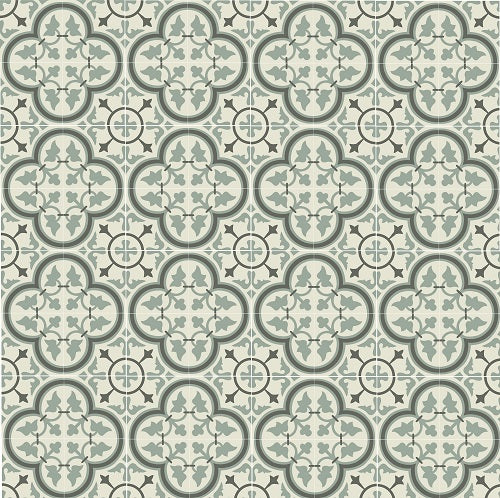 Cement tiles - Rose des Vents pattern