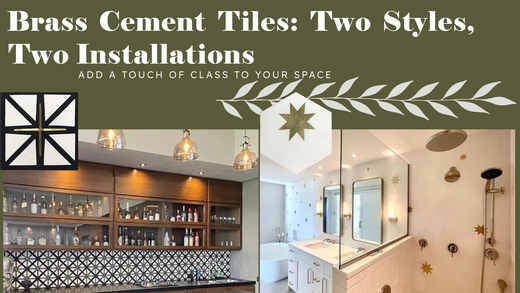 Add a Touch of Class with Brass Cement Tiles