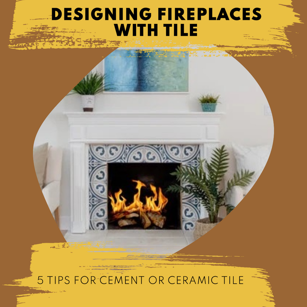 5 Tips for Designing Fireplaces with Cement or Ceramic Tile