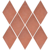 Arabesque 3x5 Mini Diamond Cement Tile Rosa