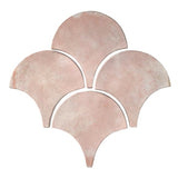 Arabesque 8" Conche -Rosa Whitewash