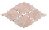 Arabesque Leon Rosa Whitewash Cement Tile