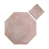 Arabesque 12x12 Octagon Cement Tile Rosa Whitewash