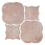 Arabesque Salamanca Rosa Whitewash Cement Tile