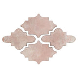 Arabesque Villatoro Cement Tile - Rosa Whitewash