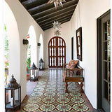 Avente's Mission Casita Sol 8"x8" Cement Tile Patio Installlation