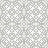 Mission Amalia B 8"x8" Cement Tile Quarter Design Rug Detail