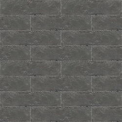 Charcoal 2"x8" Zellige Cement Tile Wall Installation