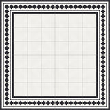 Mission Ritz Border 8"x8 "Encautstic Cement Tile Rug