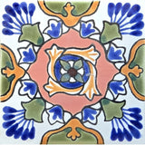 Spanish Andalucia 4"x4" Hand Painted Ceramic Tile