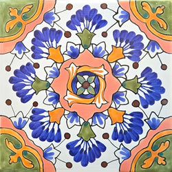 Spanish Andalucia Hand Painted Ceramic Tile