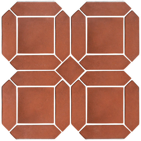 Crédence adhésive - Tile Pattern Postage Red Dimension HxL: 50cm x 50cm  Matériel: Smart