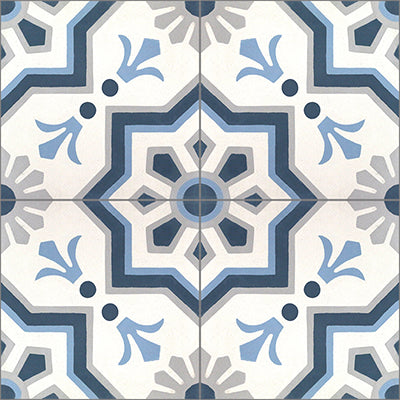 Avente Mission Delicado 06 Encaustic Cement Tile Quarter Design