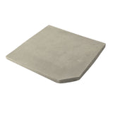 Rustic Early Gray 12" x 12" Clipped Corner Cement Tile