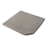 Rustic Natural Gray 12"x12" Clipped Corner Cement Tile