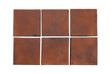  Rustic Red Flash 3.5"x3.5" Cement Tile