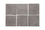  Rustic Sidewalk Gray 3"x3" Cement Tile